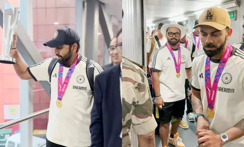 TEAM INDIA: विश्व विजेता टीम का भारत में जोरदार स्वागत, पीएम मोदी से मुलाकात 1 111472270