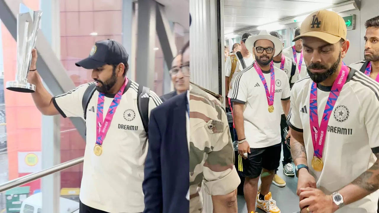 TEAM INDIA: विश्व विजेता टीम का भारत में जोरदार स्वागत, पीएम मोदी से मुलाकात 7 111472270