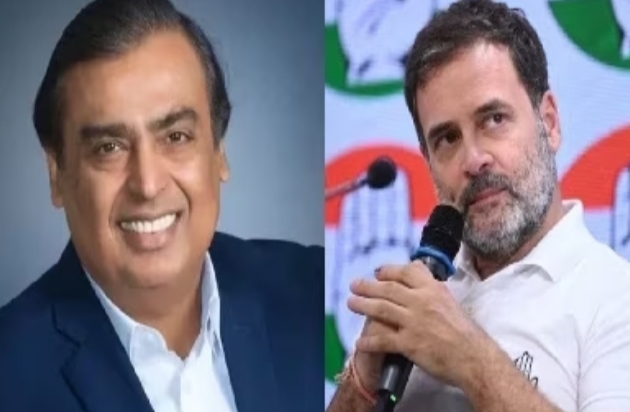 Rahul Gandhi: अचानक राहुल गांधी के घर पहुंचे मुकेश अंबानी, अनंत-राधिका की शादी का कार्ड देने 1 IMG 20240704 205841