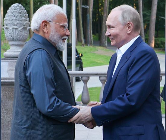 पीएम मोदी और पुतिन की वार्ता से पहले भारत का