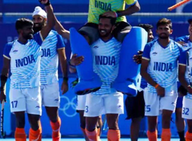 Olympic: भारतीय हॉकी टीम ने लगातार दूसरा ओलिंपिक ब्रॉन्ज मेडल जीता:स्पेन को 2-1 से हराया, दोनों गोल कप्तान हरमनप्रीत के 1 IMG 20240808 231517