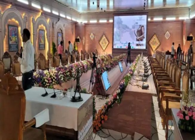 MP: कैबिनेट के लिए बना भव्य हाल, वातानुकूलित तंबू में फाइव स्टार व्यवस्था 1 IMG 20241005 123926
