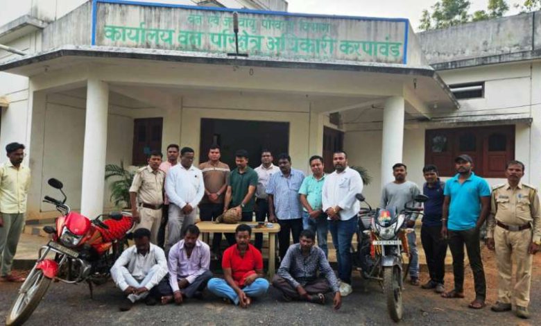 वन विभाग की बडी कार्यवाही; पेंगोलिन की तस्करी करते पकड़े गये चार अन्तर्राज्यीय तस्कर 1 वन विभाग की बडी कार्यवाही पेंगोलिन की तस्करी करते पकड़े