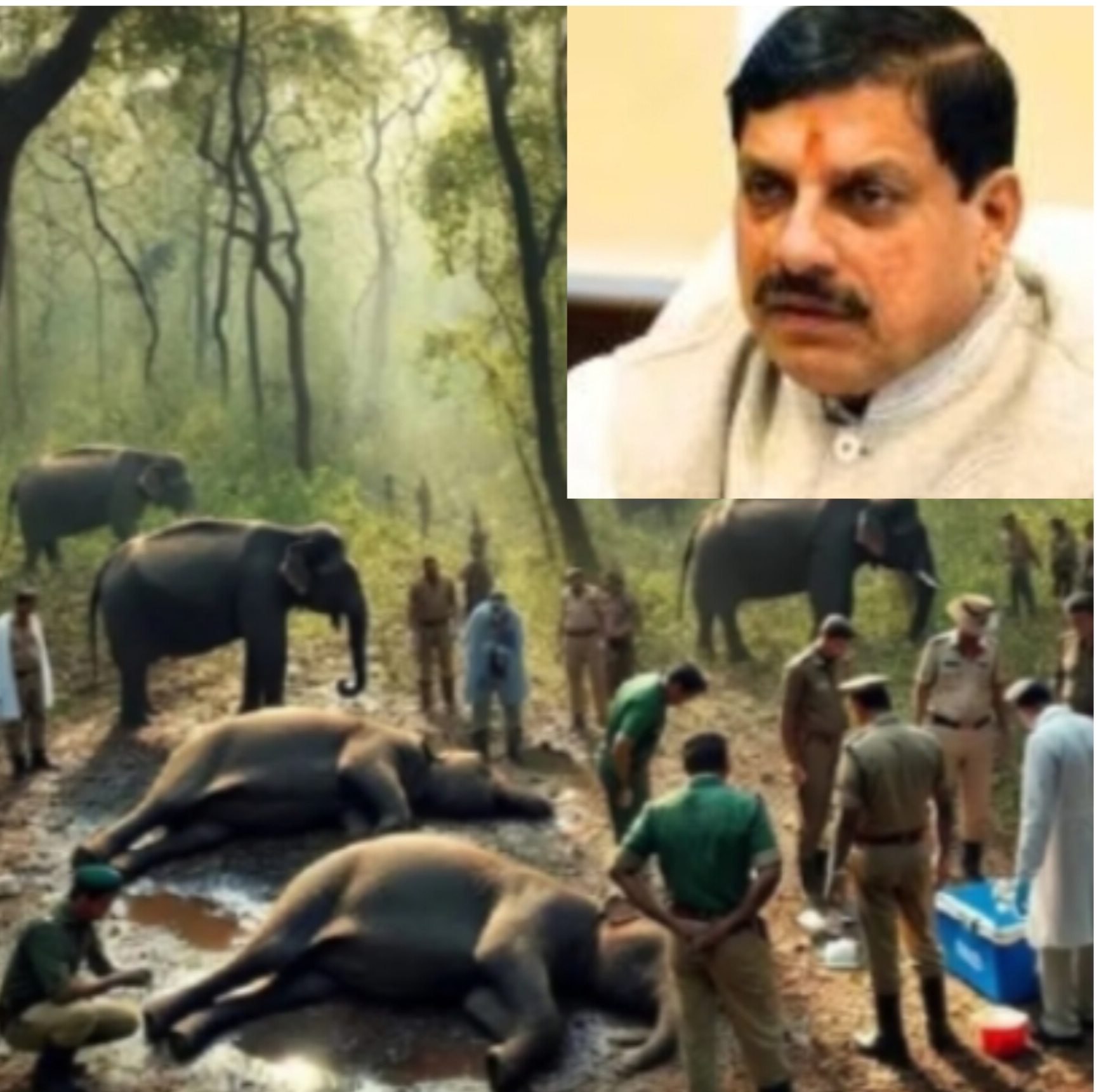 MP: बांधवगढ़ में हाथियों की मौत के मामले में फील्ड डायरेक्टर सहित दो अफसर सस्पेंड 8 IMG 20241103 215545
