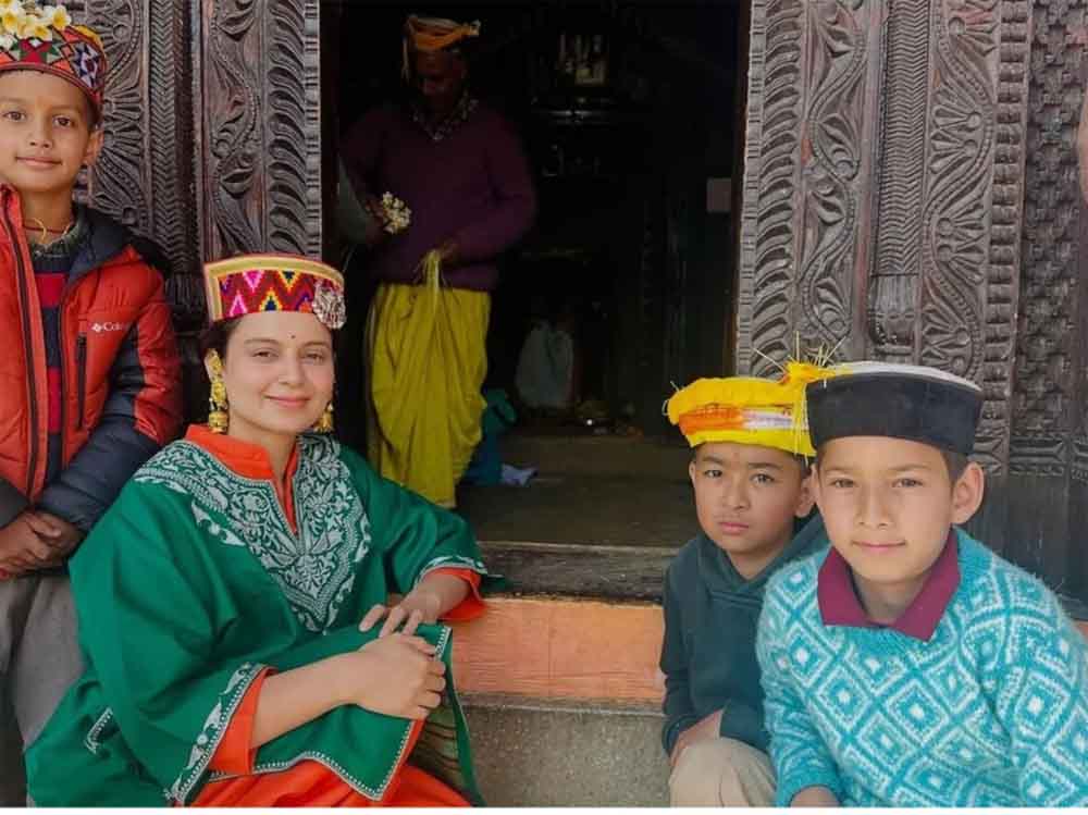 कंगना रनौत ने मनाली में अपना रेस्ट्रॉन्ट खोला है खुद