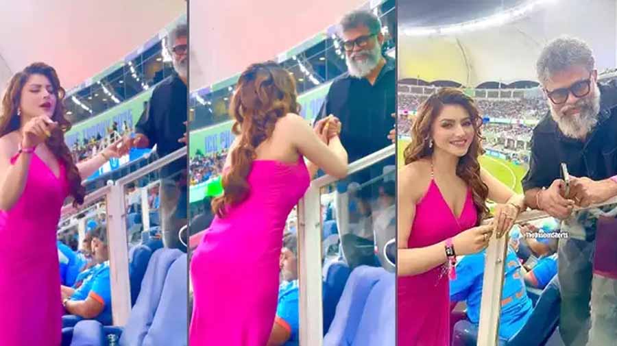 दुबई इंटरनेशनल क्रिकेट स्टेडियम में हुई उर्वशी की सुकुमार से