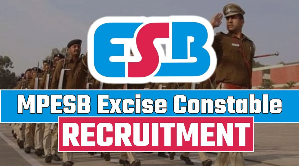 मध्य प्रदेश एक्साइज कॉन्स्टेबल भर्ती के लिए 1 मार्च तक