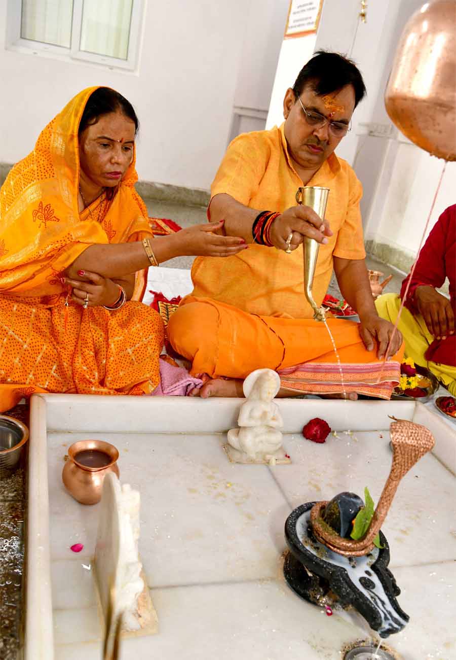 महाशिवरात्रि पर्व के अवसर पर मुख्यमंत्री भजनलाल शर्मा ने की