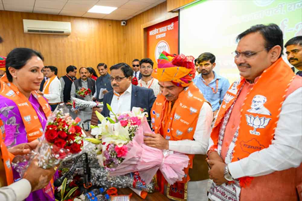 मुख्यमंत्री भजनलाल शर्मा ने कहा कार्यकर्ता के अथक परिश्रम से