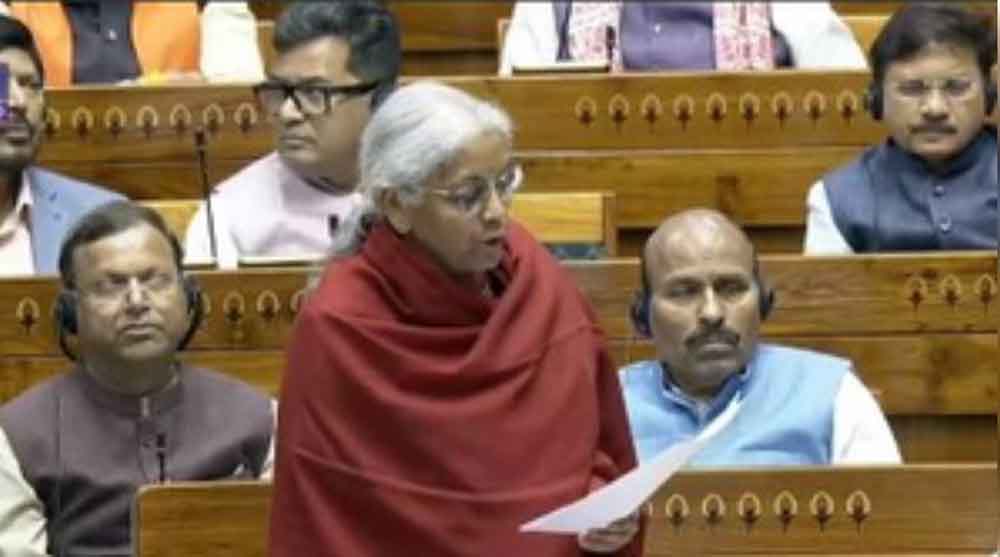 वित्त मंत्री निर्मला सीतारमण ने केंद्रीय बजट 2025 26 पर लोकसभा