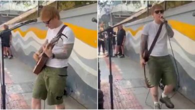 Ed Sheeran started performing on Church Street in Bangalore police