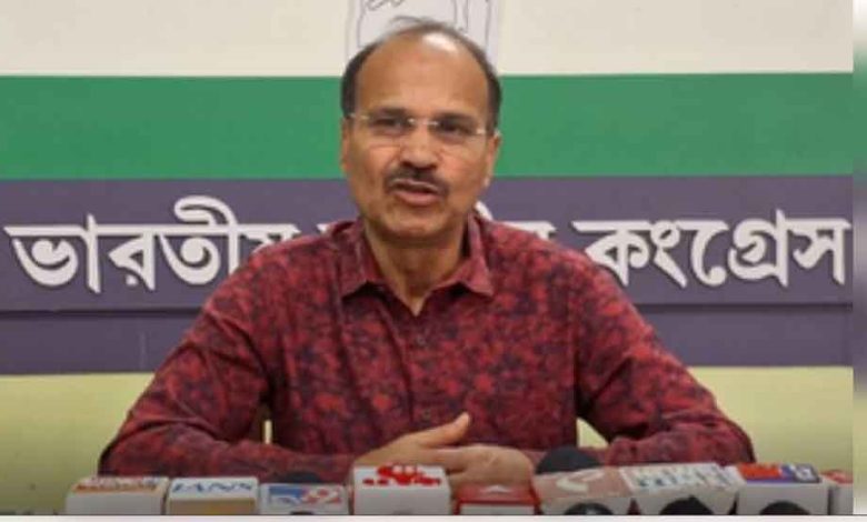 अधीर रंजन चौधरी ने मुख्यमंत्री ममता बनर्जी पर निशाना साधा