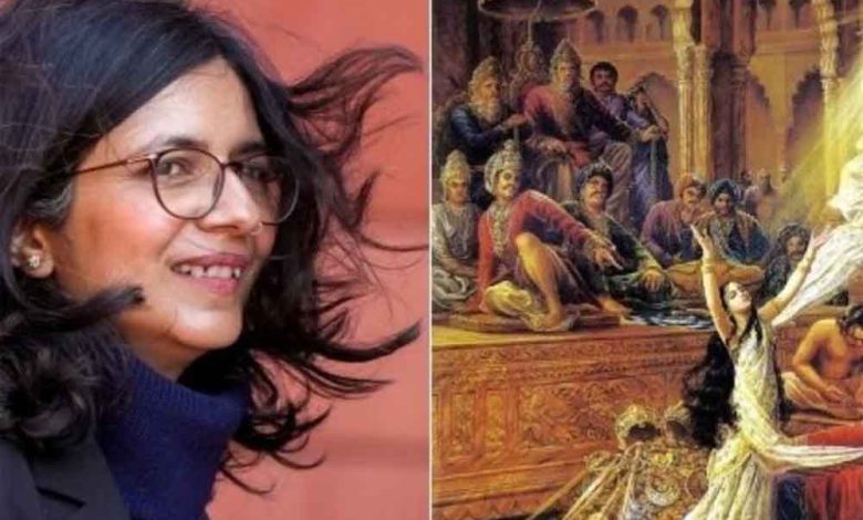 आप पार्टी राज्यसभा सदस्य स्वाति मालीवाल ने किया ट्वीट द्रौपदी