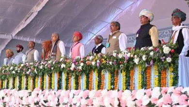 उपराष्ट्रपति मातृकुंडिया पहुंचकर मंदिर प्रतिष्ठा महोत्सव में लिया भाग ग्रामीण