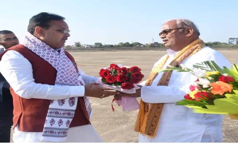 कोटा एयरपोर्ट पर सीएम शर्मा ने महाकुंभ में गैरहाजिर विधायकों