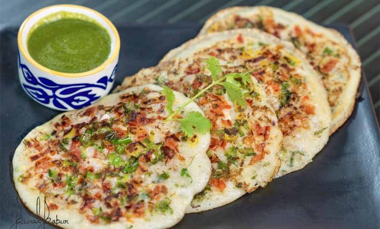 घर पर बनाये रवा उत्तपम