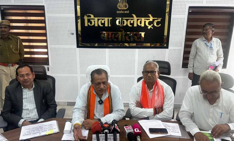 जिला प्रभारी मंत्री कुमावत ने बालोतरा में कहा बजट घोषणाओं