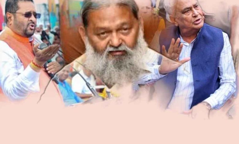 बीजेपी पार्टी बागी नेताओं के खिलाफ ऐक्शन मोड में मंत्री