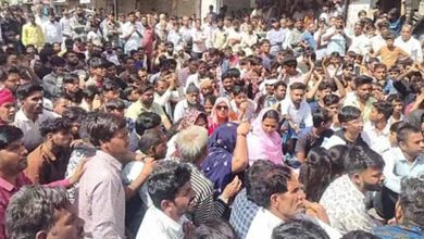 ब्लैकमेल कांड के विरोध में बिजयनगर बंद फांसी की सजा