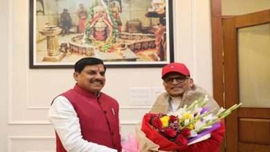 मुख्यमंत्री डॉ यादव से अभिनेता अन्नू कपूर ने भेंट की