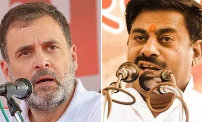 राहुल गांधी न असली हिंदू न असली गांधी MLA रामेश्वर