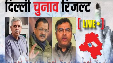 रुझानों में भाजपा आगे ‘आप पीछे एक पर कांग्रेस को