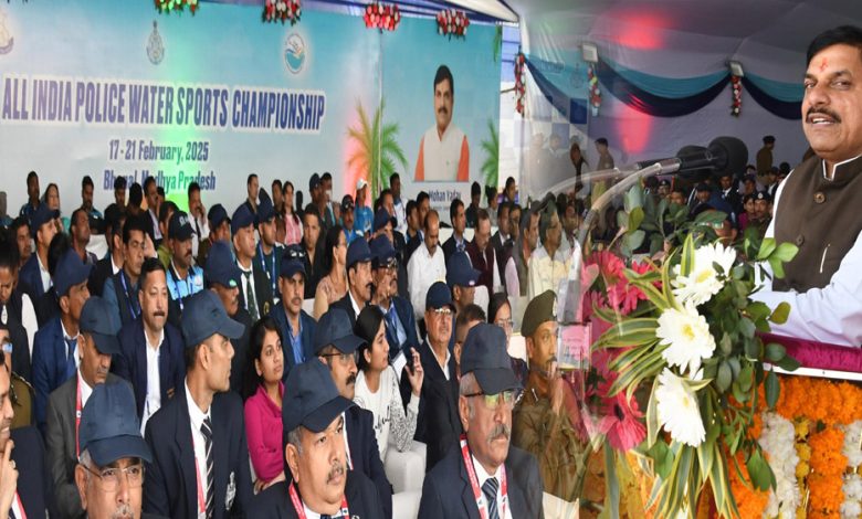 वॉटर स्पोर्ट्स प्रतियोगिता का सीएम डॉ मोहन यादव ने किया