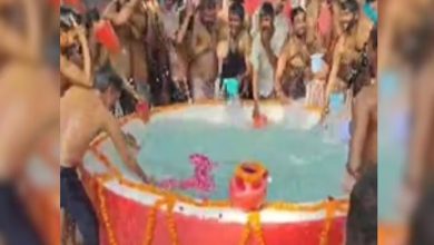 संगम काआया पानी उन्नाव जेल में पवित्र स्नान का हुआ