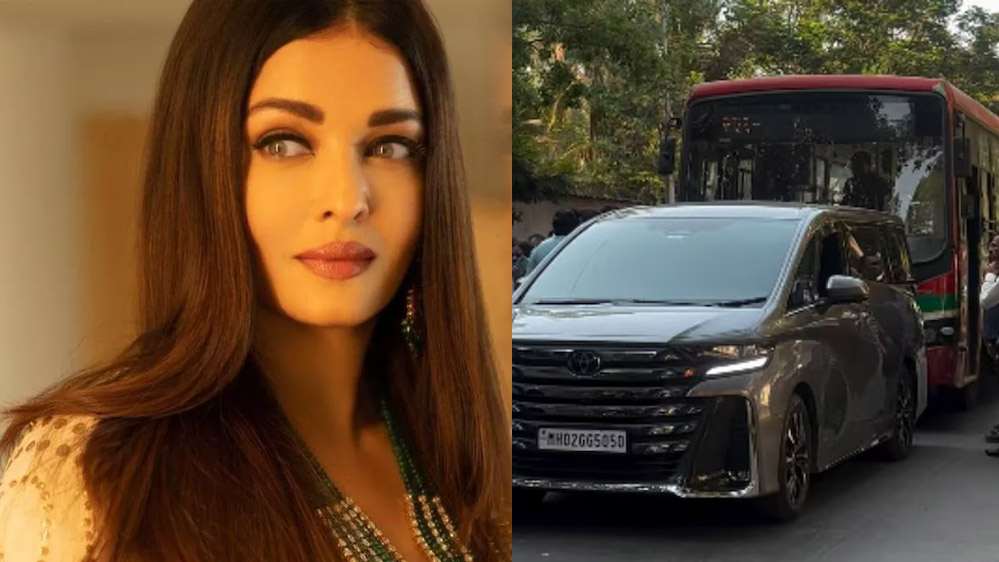 अभिनेत्री ऐश्वर्या राय की कार का हुआ एक्सीडेंट बस ने