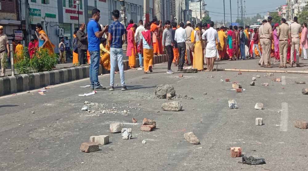 कुरुक्षेत्र में 1000 कुंडीय महायज्ञ के दौरान बड़ा हंगामा एक