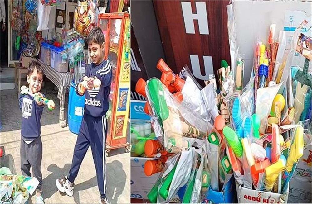 कैथल में रंगों के त्योहार होली का खुमार बाजारों में साफ नजर आने लगा, बाजारों में होली की धूम, इन चीजों की बढ़ी मांग 6 कैथल में रंगों के त्योहार होली का खुमार बाजारों में