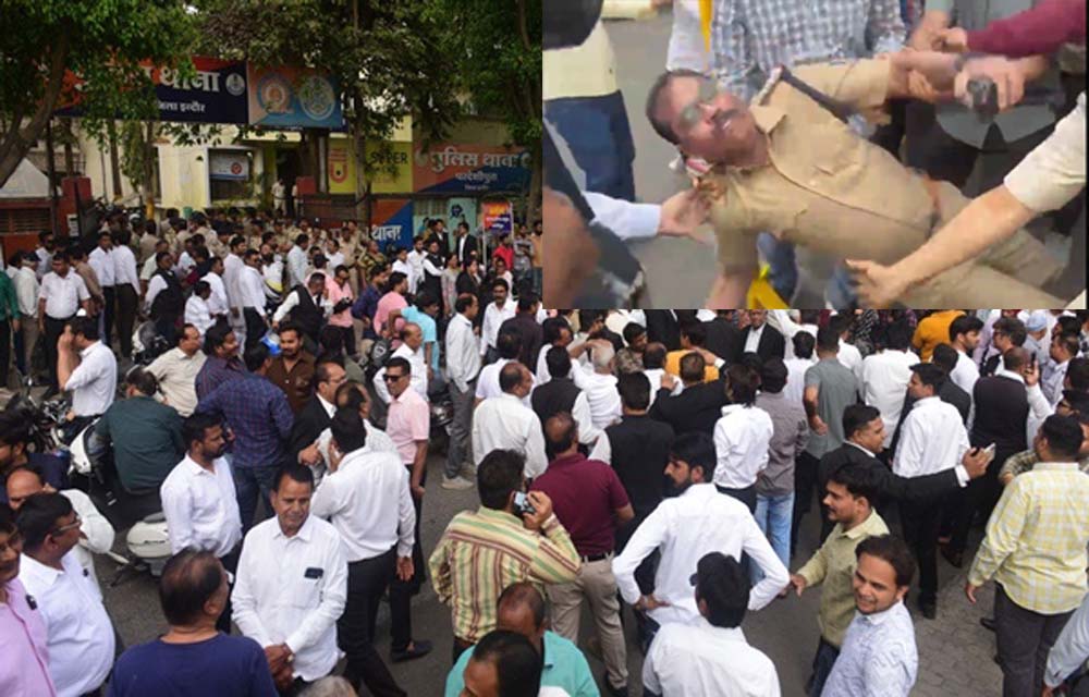 पुलिसकर्मियों पर मारपीट और अभद्रता के आरोप में एफआईआर दर्ज