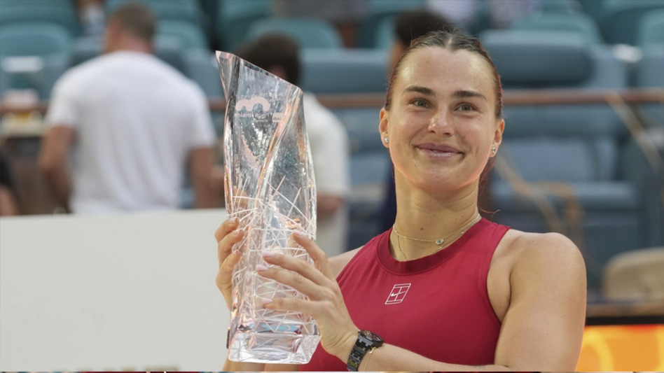 फाइनल में जेसिका पेगुला को हराकर सबालेंका ने जीता 19वां