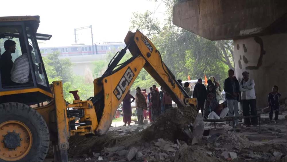 यमुना क्षेत्र में अवैध झुग्गियों को हटाने के लिए डीडीए