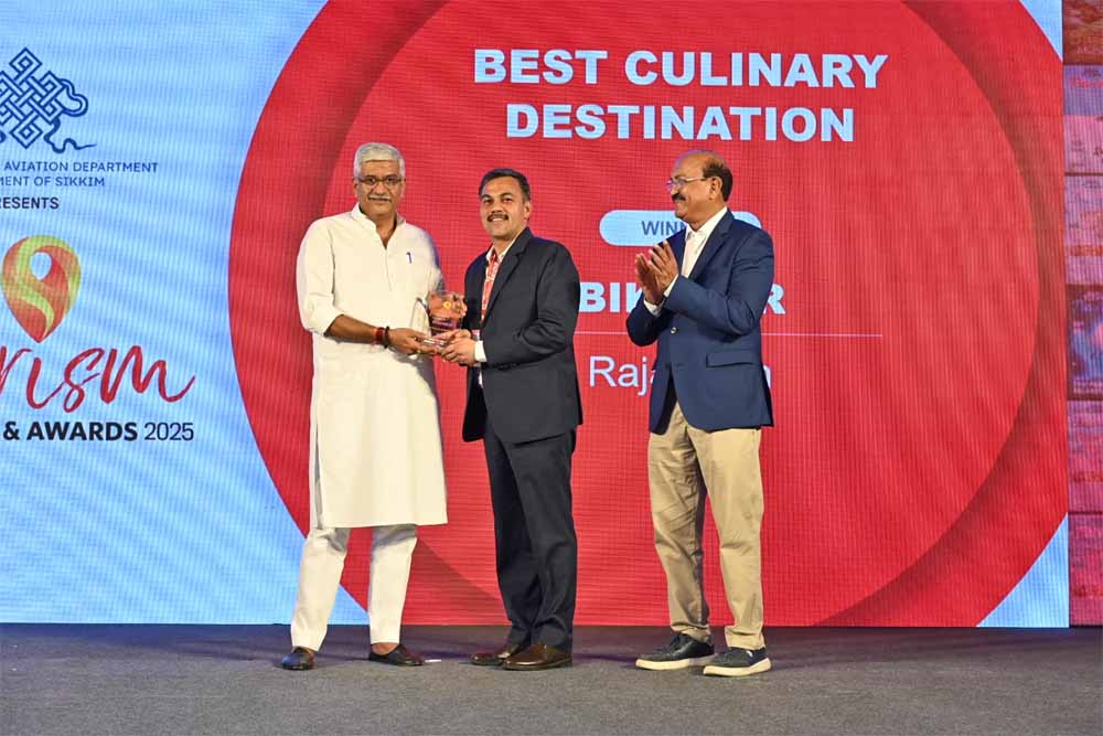 राजस्थान पर्यटन को पर्यटन क्षेत्र की विभिन्न श्रेणियों में मिले