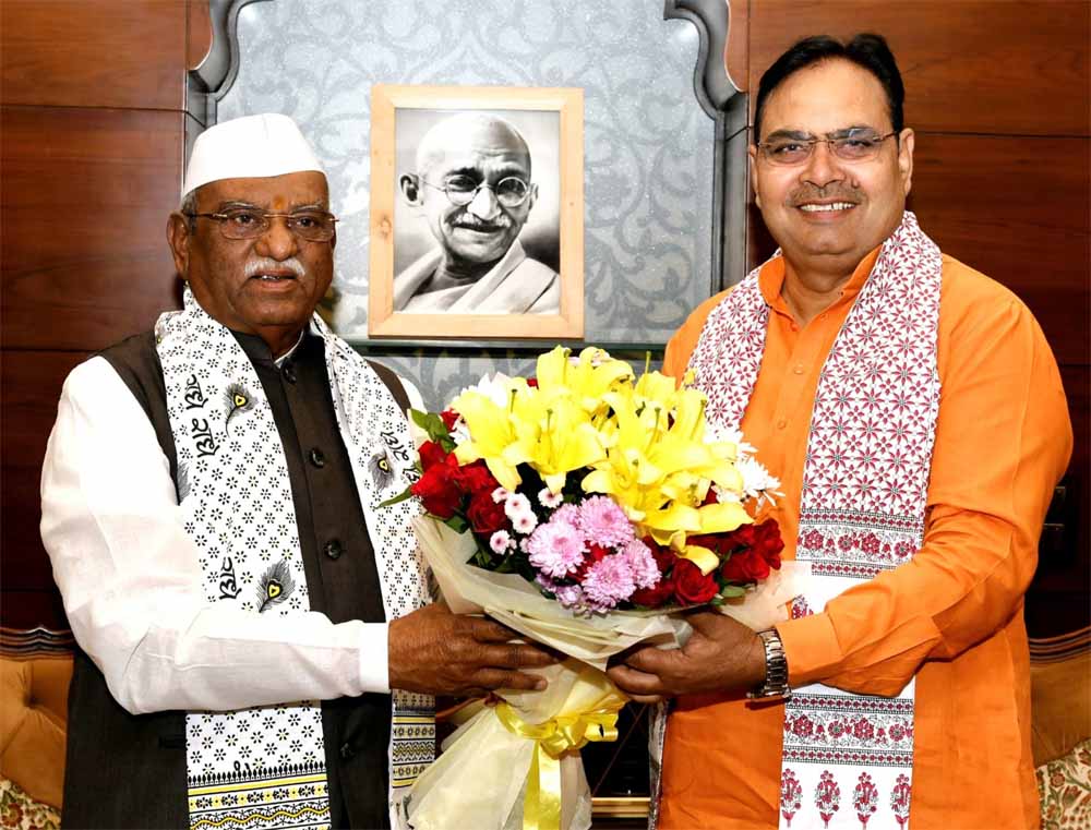 राज्यपाल बागडे से मुख्यमंत्री श्री शर्मा ने की मुलाकात राज्य