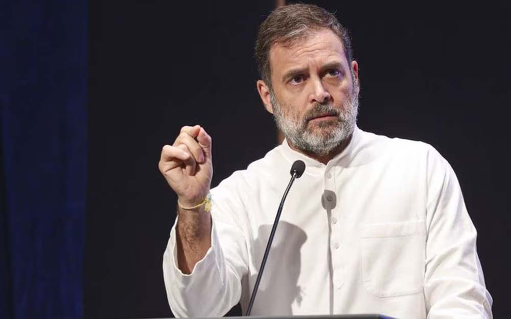 राहुल गांधी सात अप्रैल को संविधान की सुरक्षा विषय पर