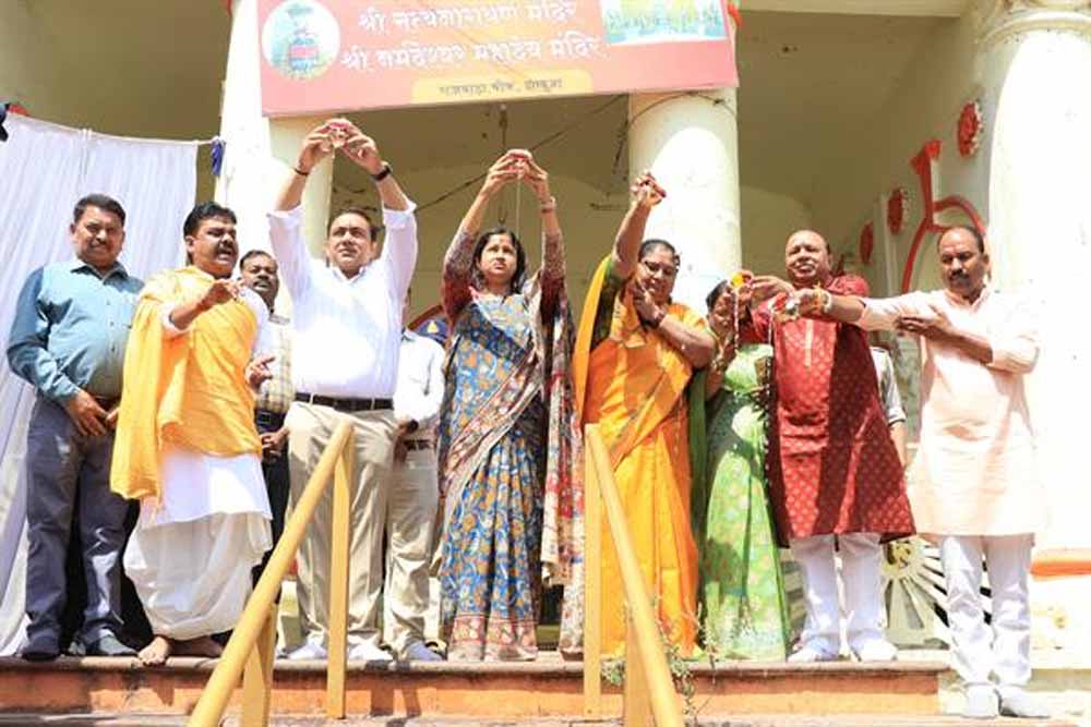 विक्रमोत्सव 2025 झाबुआ में सूर्य उपासना कार्यक्रम में मंत्री भूरिया