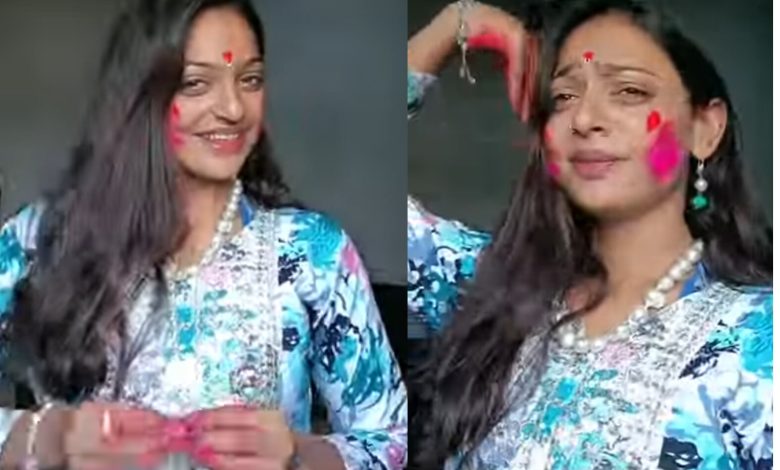 Monalisa: गालों पर गुलाल और होली के गाने 'जोगी जी...' पर जमकर किया डांस 1 InShot 20250315 15483800428129