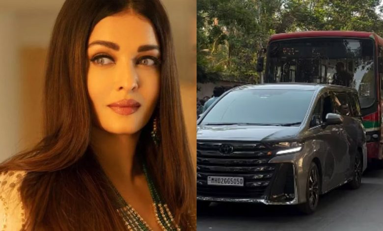 अभिनेत्री ऐश्वर्या राय की कार का हुआ एक्सीडेंट बस ने