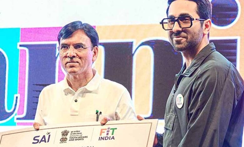 आयुष्मान खुराना बने ‘फिट इंडिया आइकन