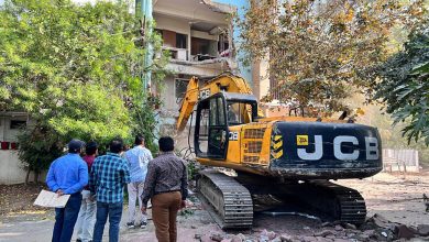 इंदौर के धार कोठी क्षेत्र में नगर निगम ने गुरुवार