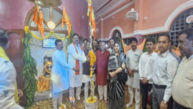 उपमुख्यमंत्री शुक्ल ने विक्रमोत्सव कार्यक्रम के तहत ब्रह्म ध्वज स्थापित