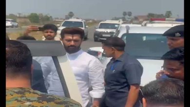 केंद्रीय मंत्री चिराग पासवान ने सड़क पर पड़े एक घायल