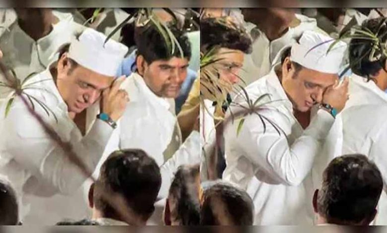 गोविंदा सेक्रेटरी शशि प्रभु के अंतिम संस्कार में फूट फूटकर रोए