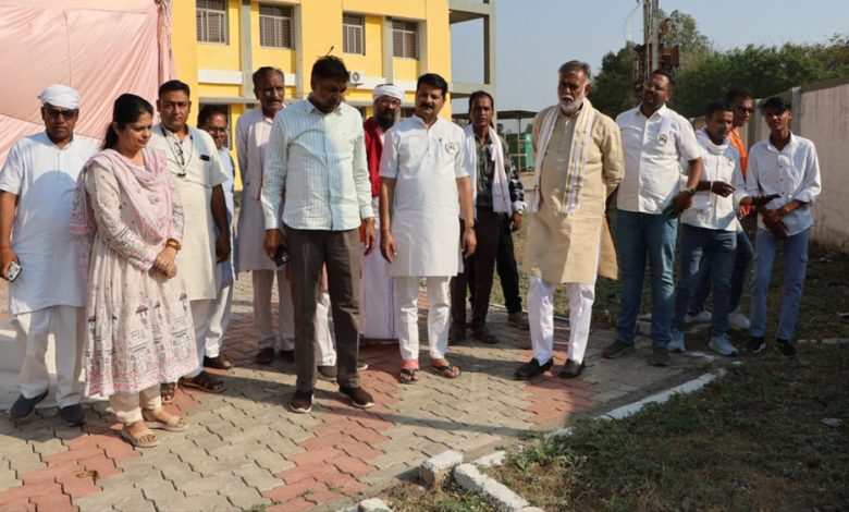 तीन दिवसीय निशुल्क स्वास्थ्य शिविर में पहुँचे मंत्री श्री पटेल