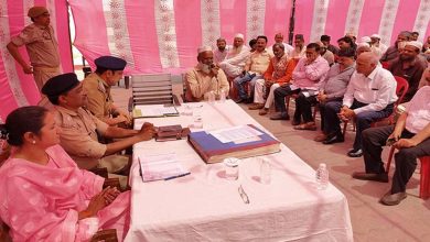 पीस कमेटी की बैठक में पुलिस ने दिए निर्देश संभल