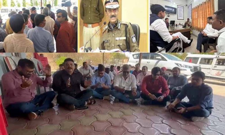 पुलिस ने किया पत्रकार के खिलाफ झूठा मामला दर्ज फंसाने