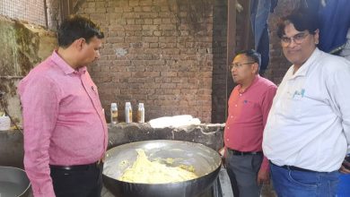 प्रदेश में मिलावट पर सख्ती होली ईद से पहले मिठाई और