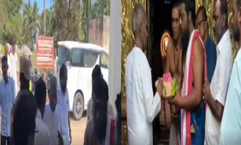 प्रसिद्ध संगीतकार इलैयाराजा पहुंचे श्री शेषपुरीश्वर मंदिर राहु केतु का पूजन